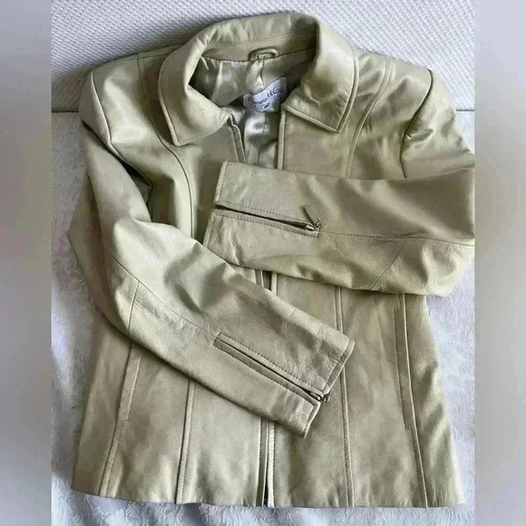 VINTAGE Pamela McCoy Genuine Leather Jacket ~ Small ~ Incredible Condition! - Picture 12 of 13